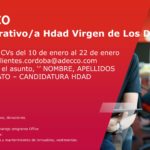 Administrativo/a Hdad Virgen de Los Dolores